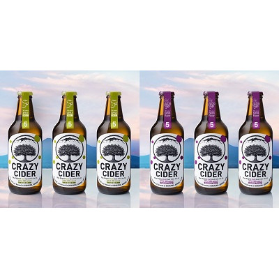 【ふるさと納税】CRAZY CIDER(クレイジーサイダー)6本入り(SWEET3本・CASIS3本)【1668701】