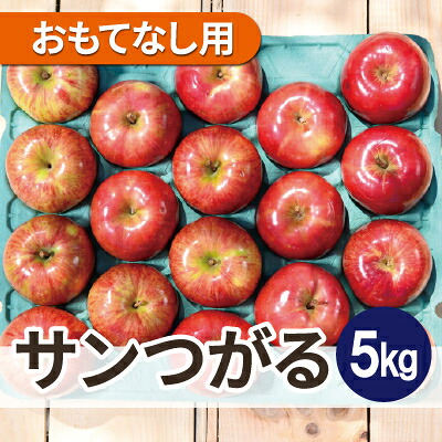 【ふるさと納税】【26年8月下旬から順次出荷】平均糖度12度以上! サンつがる 約5kg おもてなし用 クール便【配送不可地域：離島・沖縄県】【1611776】