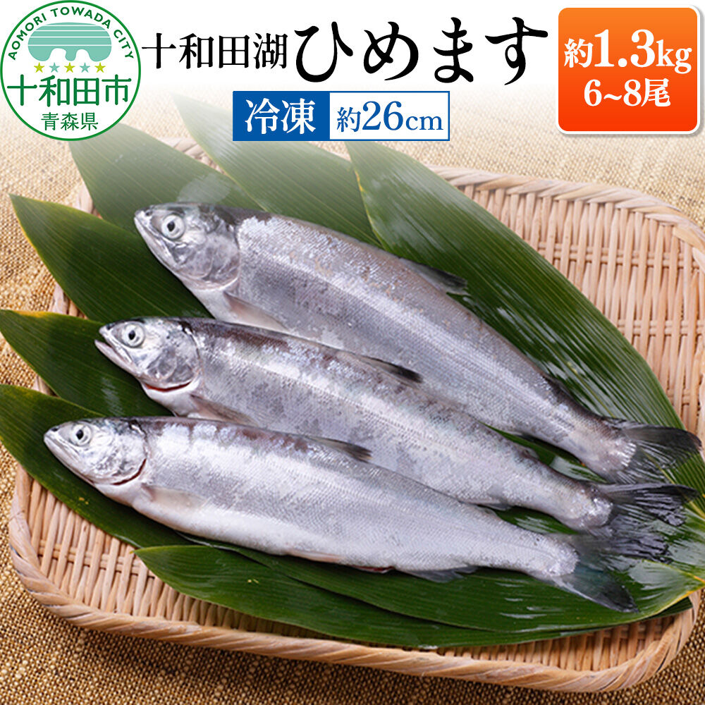 【ふるさと納税】十和田湖ひめます（約26cm）6～8尾 約1.3kg 紅鮭 冷凍 [青森県十和田市産 姫鱒 塩焼き]