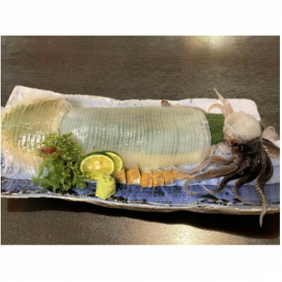 【ふるさと納税】いか刺し　青森県三沢産　赤とんぼ　約100g×3枚(計約300g)【配送不可地域：離島】【1357347】