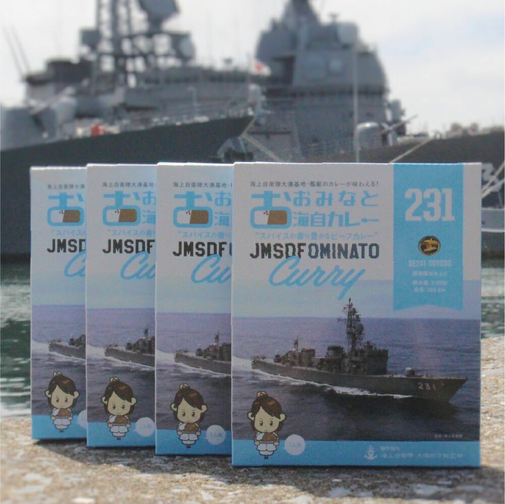 【ふるさと納税】大湊海自カレー「護衛艦おおよどカレー」レトルト　200g×4