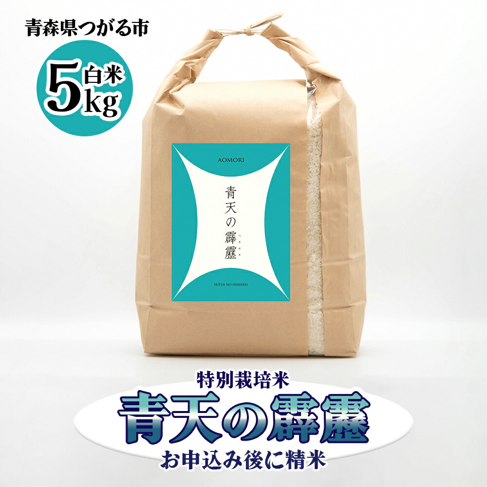 青森県産　青天の霹靂　20kg 令和2年度米 青森県産青天の霹靂 20kg（5kg×4袋） 令和6年産 ヤマトライス 本店
