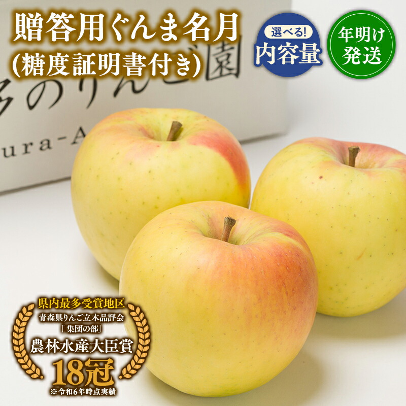 ふるさと納税 1〜3月 贈答用 キラ農法 特選クラス 完熟りんご サンふじ約3kg  青森県平川市 11～12月 贈答用 キラ農法 特選クラス 完熟りんご サンふじ約3kg 青森りんご・平川市広船産・11月・12月