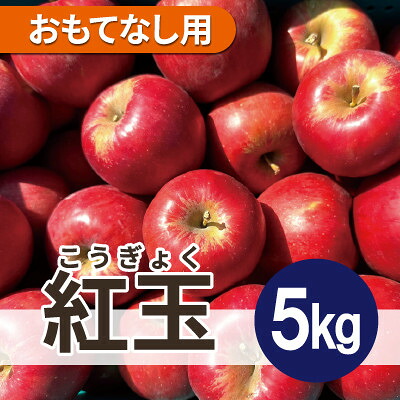 【ふるさと納税】【12月出荷予定】 紅玉 約5kg おもてなし用【配送不可地域：離島・沖縄県】【1667978】