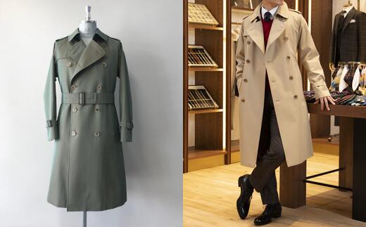 お歳暮 0159 トレンチコート 男性用 The Trench Mens カーキ 0159 ふるさと納税 数量限定 特売 Www Trailconnections Com