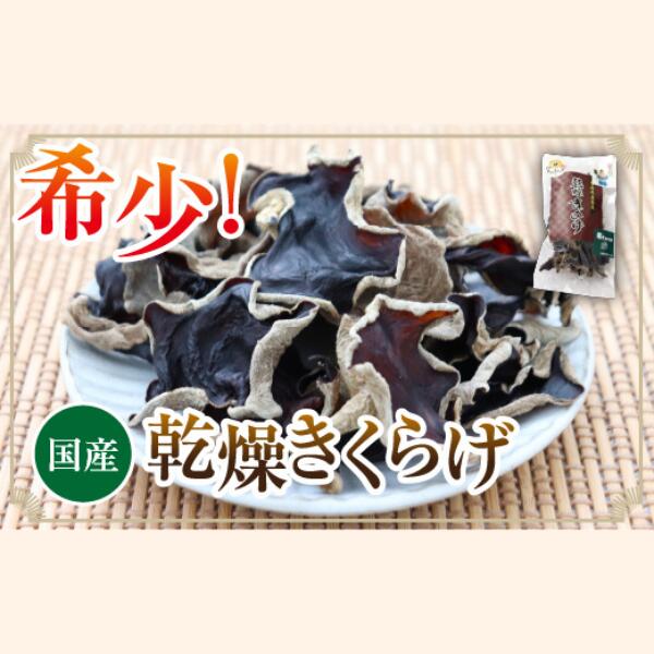 【ふるさと納税】乾燥きくらげ 40g×3パック|青森県横浜町