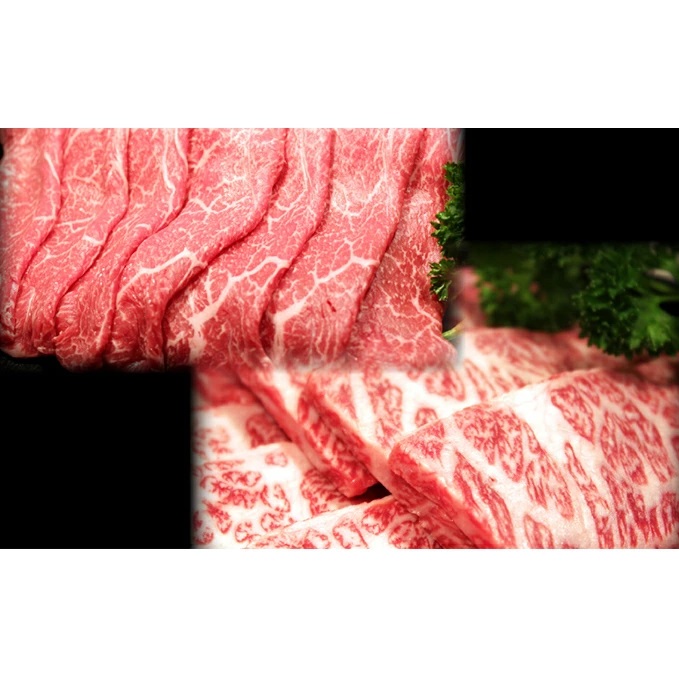 【ふるさと納税】田子牛すきやき用モモ500g焼肉用カルビ500g詰合せ　焼肉・バーベキュー・お肉・牛肉・すき焼き・肉の加工品