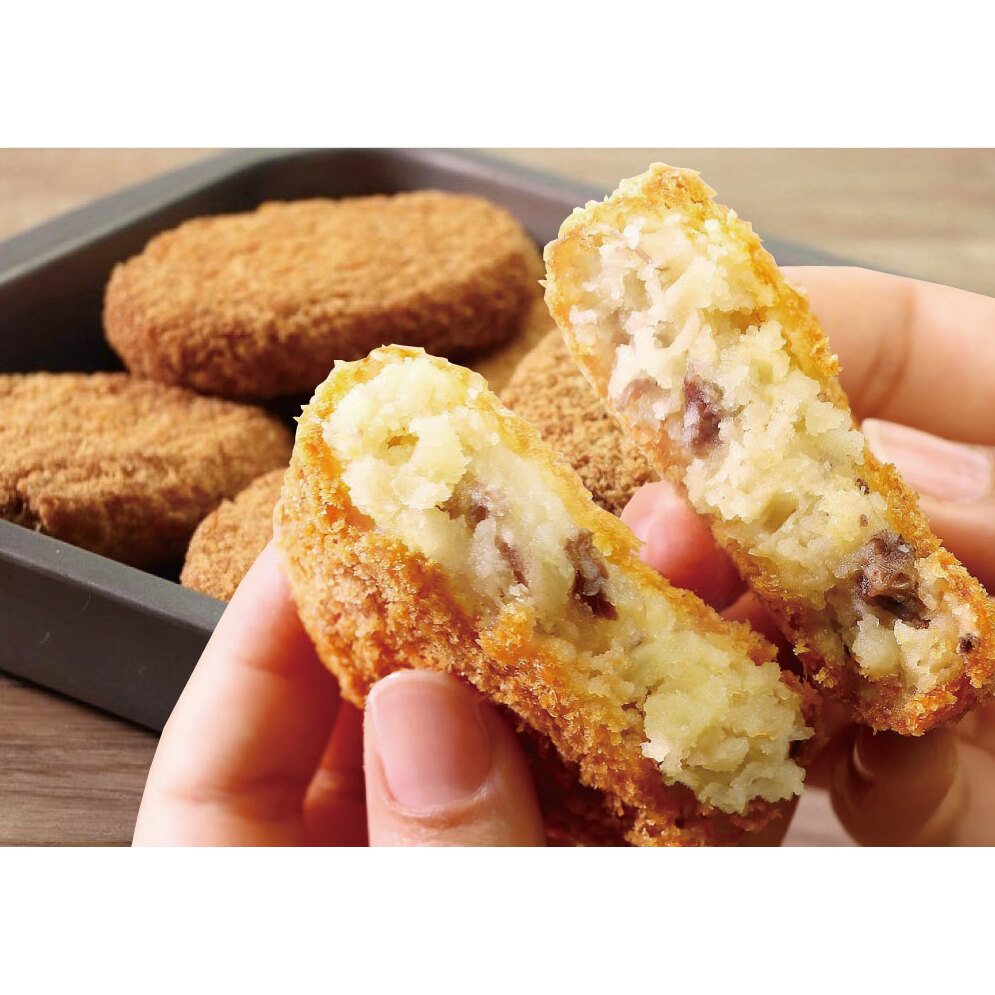 【ふるさと納税】 いわて牛コロッケ バターしょうゆコロッケ 計8個 甘酒ミルクプリン 3個 セット レンジでチンOK 冷凍コロッケ スイーツ 手作り 簡単調理 岩手県 盛岡市 東北 岩手 盛岡 ゴウちゃんのコロッケ屋|岩手県盛岡市