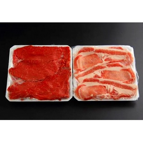 【ふるさと納税】もりおか短角牛 もりおかあじわい林檎ポーク 各400g セット 詰め合わせ しゃぶしゃぶ用肉 すき焼き用肉 短角牛 和牛 牛 牛肉 豚 豚肉 和豚 お肉 肉 しゃぶしゃぶ肉 すき焼き肉 しゃぶしゃぶ すき焼き ヘルシー 贅沢 岩手 岩手県 盛岡市