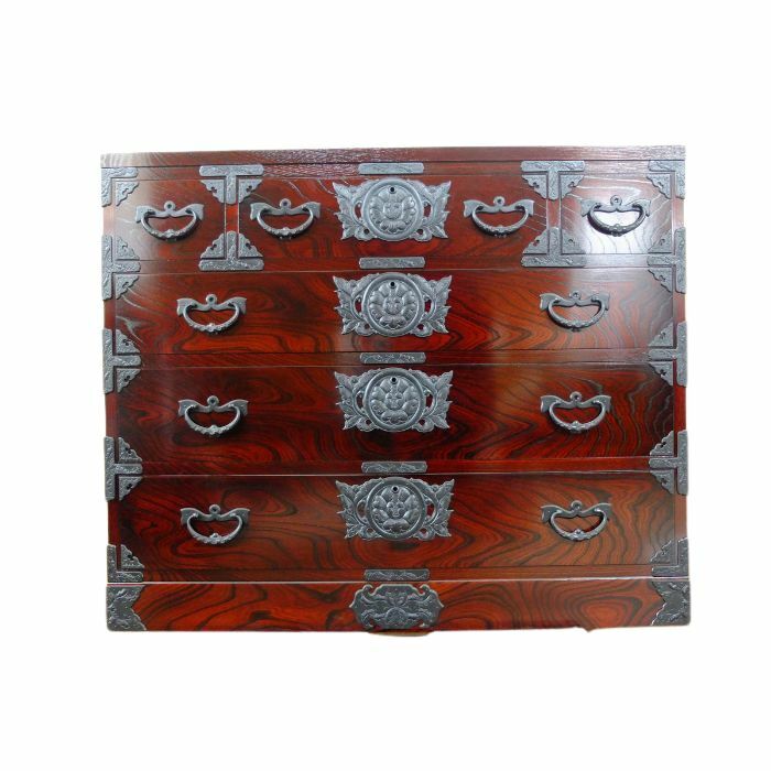 【ふるさと納税】 岩谷堂箪笥 3.5尺上小抽箪笥 1台 伝統工芸品 家具 インテリア 箪笥 タンス チェスト 和家具 和モダン 収納 木製 漆 南部鉄器金具 職人 手作り 岩手県 盛岡市 東北 岩手 盛岡 有限会社 中千家具製作所