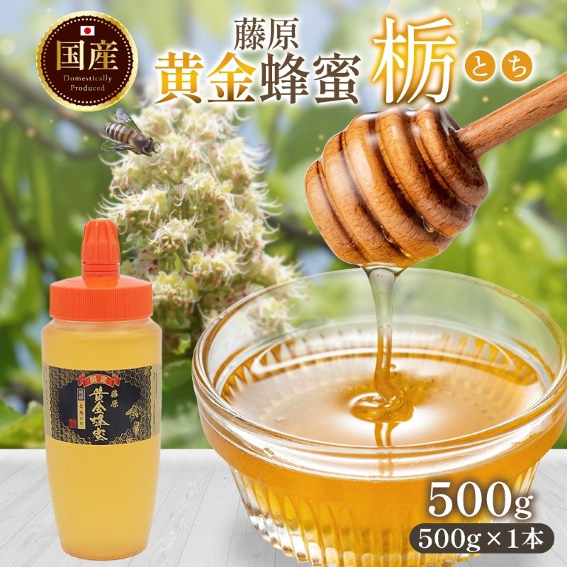 【ふるさと納税】 はちみつ 栃 藤原黄金蜂蜜 500g 国産はちみつ 純粋はちみつ 天然 無添加 単花蜜 とち 朝しぼり 完熟 ハチミツ 蜂蜜 パン 菓子 トースト 岩手県 盛岡市 東北 岩手 盛岡 藤原養蜂場|岩手県盛岡市