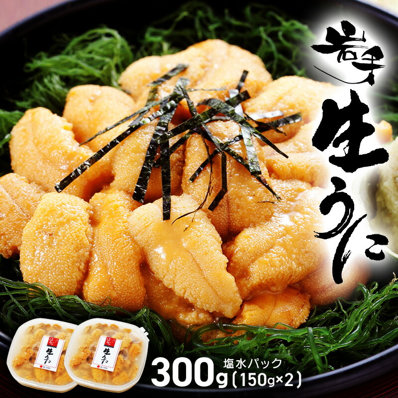 【ふるさと納税】 生ウニ 300g 先行予約 期間限定 岩手県産 うに 冷蔵 雲丹 小分け 無添加 ミョウバン不使用 ムラサキウニ 季節限定 生うに 生雲丹  天然 海鮮丼 寿司 ウニ丼 刺身 最新ランキング