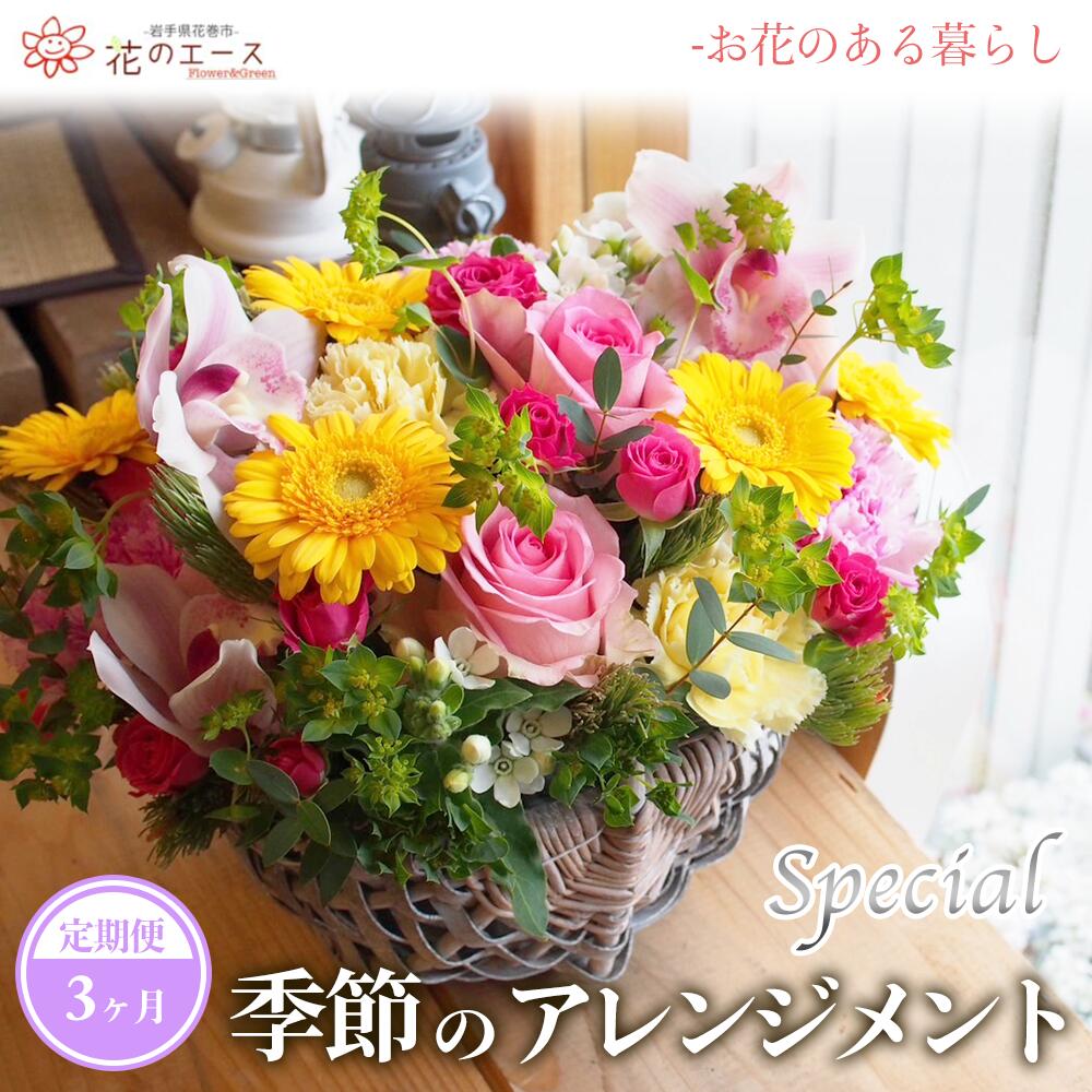 【ふるさと納税】【3ヶ月定期便】陽気のおまかせお花申し合わせ ＜特別＞ お花 差し上げ物 差し上げ物 申し立て付き添い人 送りとどける任じる日能力のある 新着