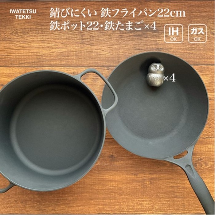 楽天市場】【ふるさと納税】鉄 鍋 IH 直火 ガス 対応 20cm 蓋付き 岩鉄 