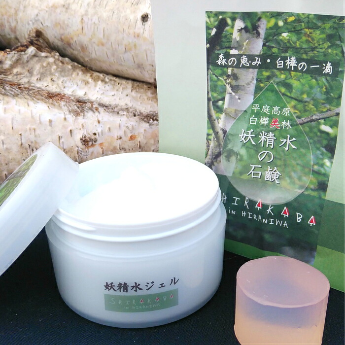 【ふるさと納税】白樺樹液と肌 しっとり美肌オールインワンジェルと石鹸｜岩手県久慈市