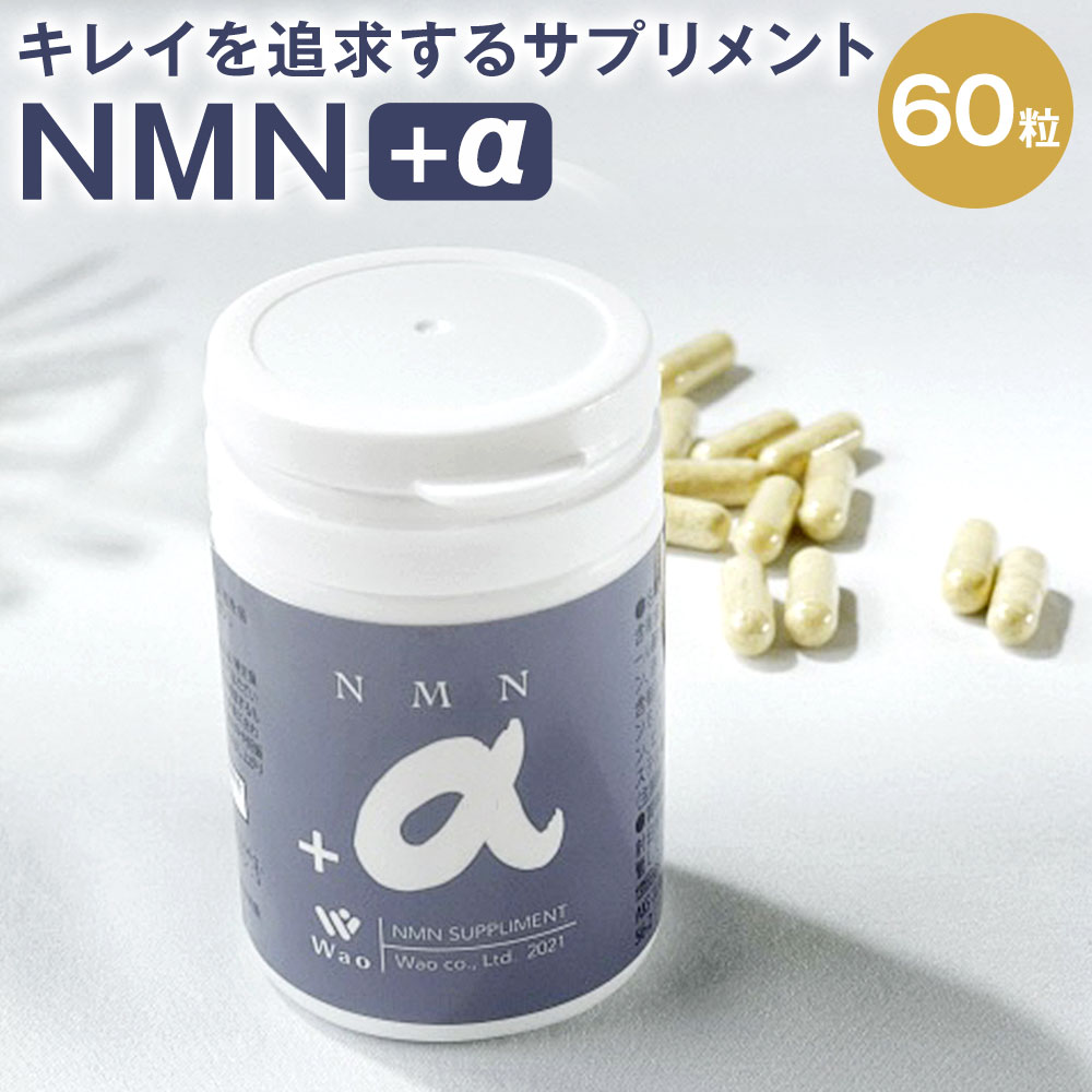 国内送料無料 NMN α 美容特化 サプリメント 合計22.20g 1粒370mg 計