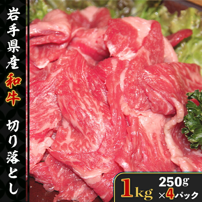 ふるさと納税 肉 牛肉 切り落とし すき焼き 赤身 国産牛 和牛 小分け 冷凍 1424 岩手県産和牛 切り落とし1kgセット 250g 4パック Highsoftsistemas Com Br