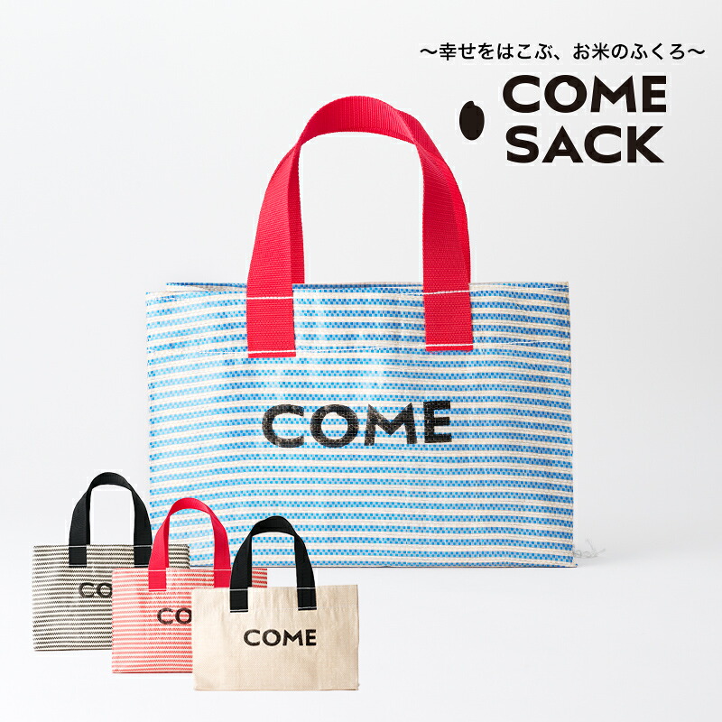 【ふるさと納税】幸せをはこぶお米のふくろ　 カムサックミニトートRR　ライスレジン　青/バッグ ばっぐ 米 米袋 ライスレジン こめ コメ 可愛い サステナブル 便利 大容量 内ポケット 手作業 北日本製袋｜岩手県矢巾町 9,100円
