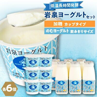 【ふるさと納税】【毎月定期便】岩泉ヨーグルト90g×6個・のむヨーグルト200ml×6本セット全3回_ ヨーグルト 乳製品 のむヨーグルト 人気 おすすめ 送料無料 定期便 贈答 ギフト 【配送不可地域：離島】【4069395】 21,600円