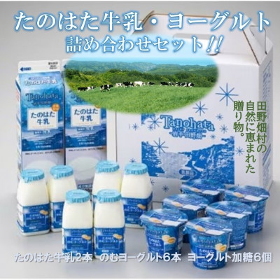 【ふるさと納税】~岩手県田野畑産の生乳を100%使用~ たのはた牛乳・ヨーグルトセット( TK-3)【配送不可地域:離島】【1273687】|岩手県田野畑村