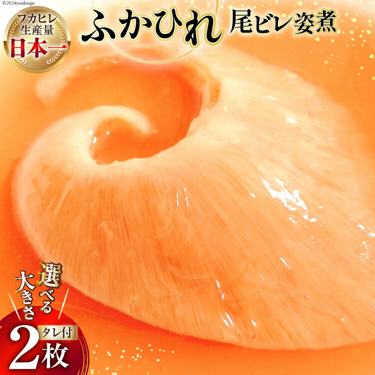 【ふるさと納税】【選べる内容量】プリプリ ふかひれ 尾ビレ 姿煮 2枚入 専用かけダレ270g×2袋 セット [有限会社鼎陽 宮城県 気仙沼市] フカヒレ 鱶鰭 タレ付き 鮫 さめ サメ ヨシキリザメ 吉切鮫 広東風 簡単