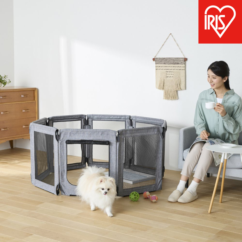 【ふるさと納税】愛玩動物 洗える折りたたみ愛玩動物倶楽部 AOPS-8P 薄墨色