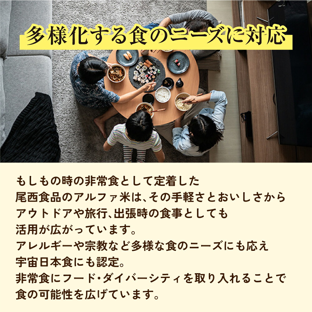【ふるさと納税】備えて安心、食べて満足｜尾西の携帯おにぎり【24個入り】（非常食・保存食・キャンプにも）非常食 保存食 防災グッズ 防災 アルファ米 長期保存 おにぎり キャンプ アウトドア 登山 ふるさと納税 非常食 大崎市 尾西食品