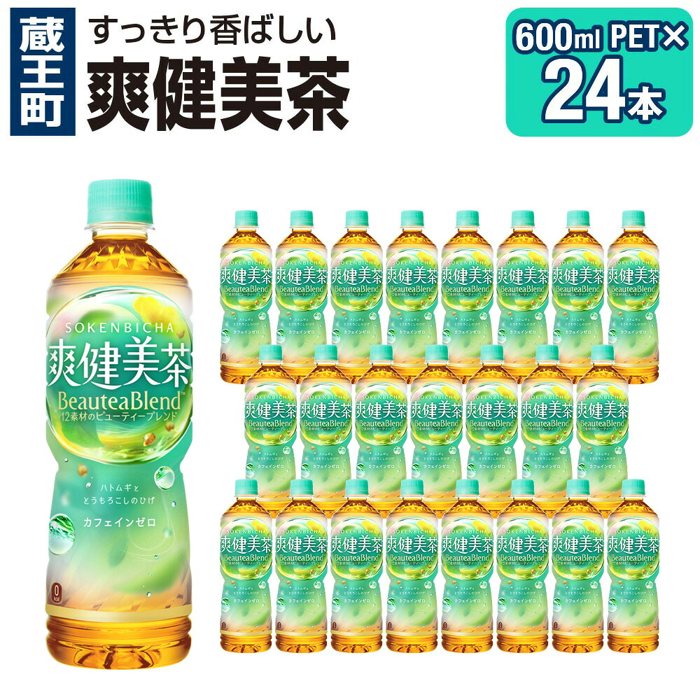 【ふるさと納税】爽健美茶 600mlPET×24本　【04301-0027】