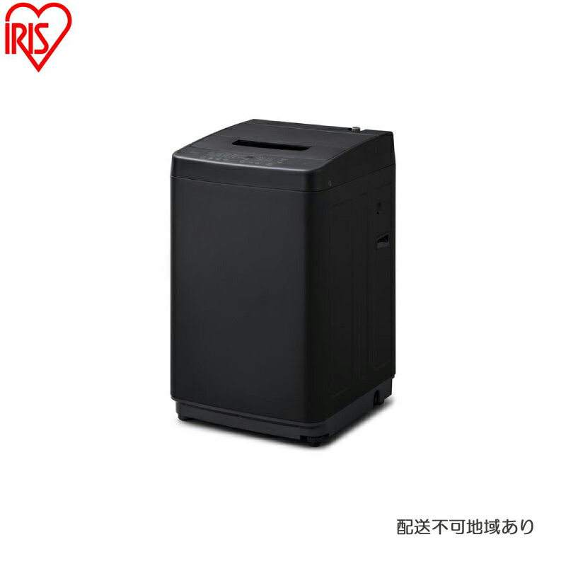 【ふるさと納税】洗濯機 全自動洗濯機 6.0kg IAW-T606-B ブラック アイリスオーヤマ 縦型 縦型洗濯機 小型 コンパクト 上開き 予約タイマー チャイルドロック 新生活 一人暮らし 74,800円