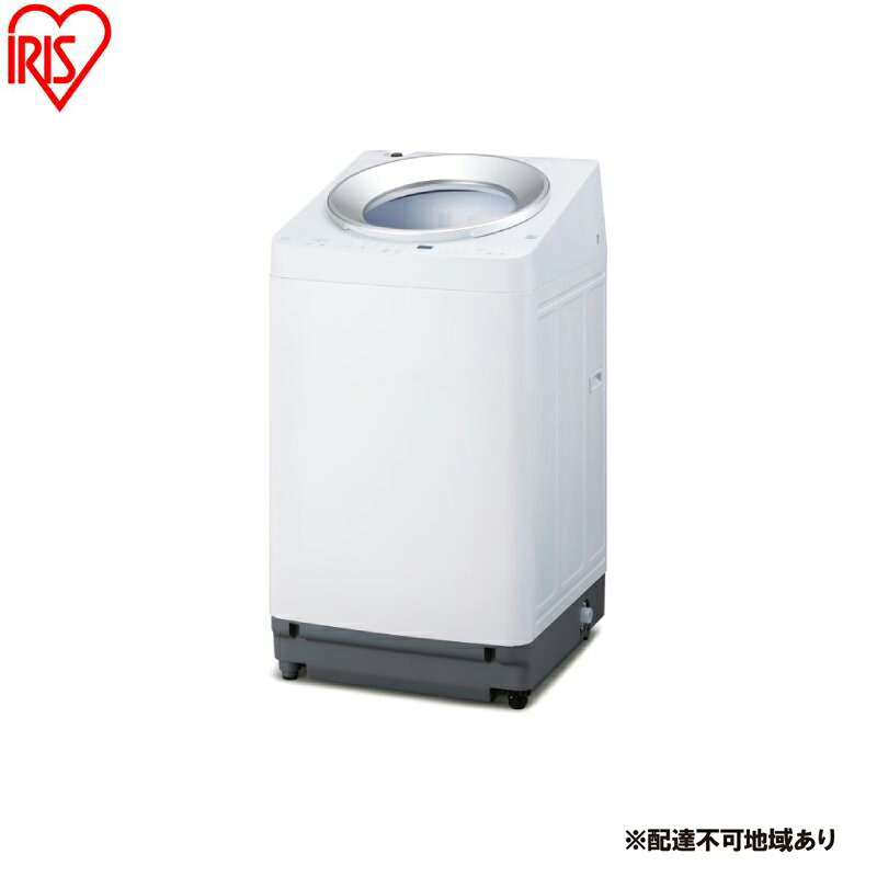 【ふるさと納税】洗濯機 全自動電気洗濯機 10kg ITW-100A03-W ホワイト 10kg 10キロ 縦型 全自動 縦型洗濯機 アイリスオーヤマ 自動投入 全自動洗濯機 省エネ ガチ落ち 極渦洗浄 シンプル デザイン 新生活 二人暮らし OSH オッシュ|宮城県大河原町