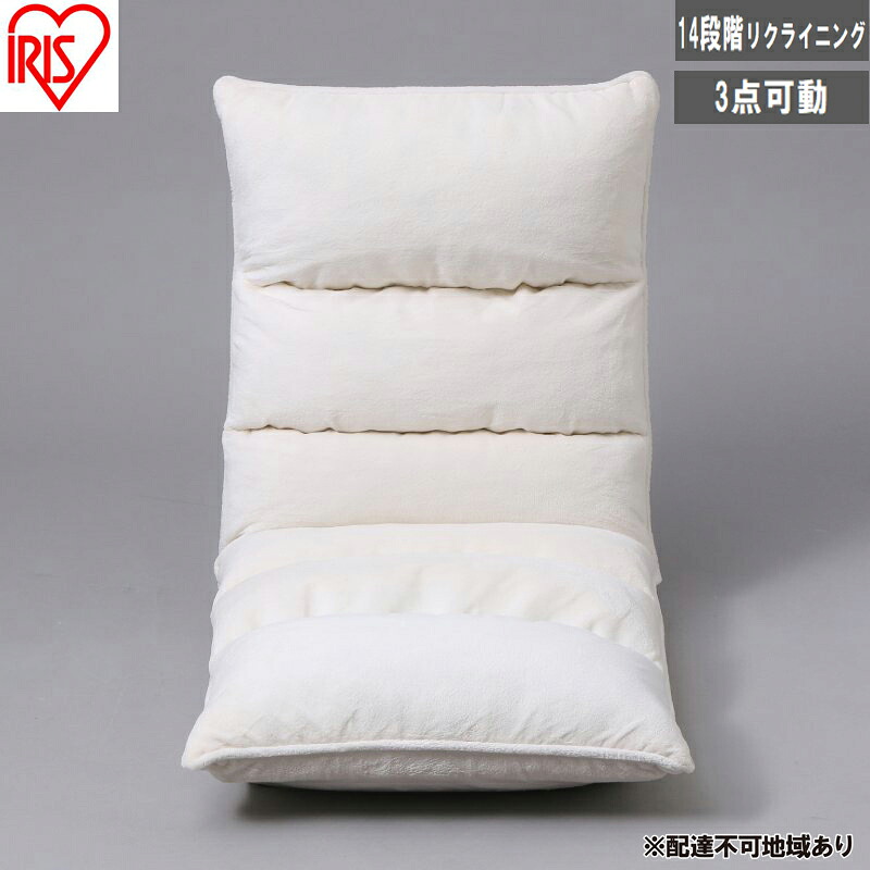 【ふるさと納税】イス フロアチェア 低反発 ZCR-2 アイボリー 座椅子 おしゃれ フロアチェア 1人掛け チェア チェアーソファ 座イス 低反発 一人暮らし かわいい おしゃれ モダン アイリスオーヤマ 座いす 新生活