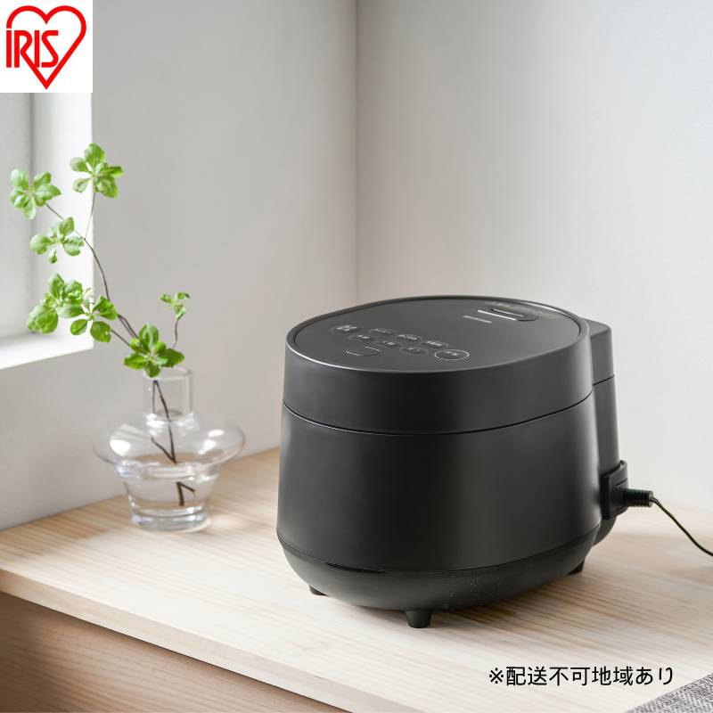 【ふるさと納税】ジャー炊飯器 3合 RC-MGB30-B ブラック 炊飯器 3合 一人暮らし用 3合炊き アイリスオーヤマ マイコン おしゃれ 銘柄炊き 50種 自動調理 30種 低温 ヘルシーメニュー 早炊き 低糖質 食物繊維 冷凍ごはん 炊飯ジャー|宮城県大河原町