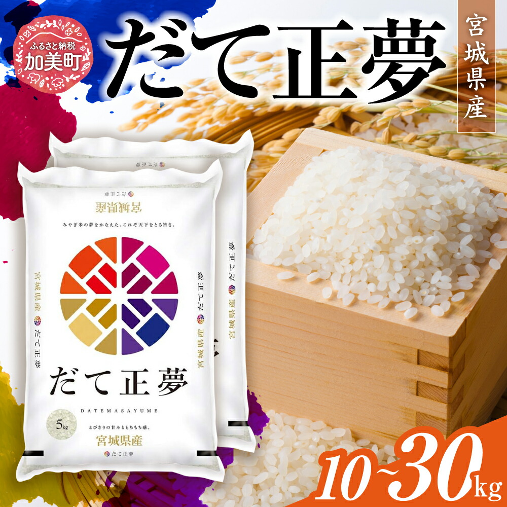 【ふるさと納税】 だて正夢 10kg ( 5kg ×2袋) 令和7年産 【定期便】 選べる回数《1回 / 3ヶ月 》 宮城県産 [ カメイ 宮城県 加美町 ] お米 小分け こめ コメ 精米 白米 ブランド米 人気 だてまさゆめ だてまさむね | km-dm10-r7