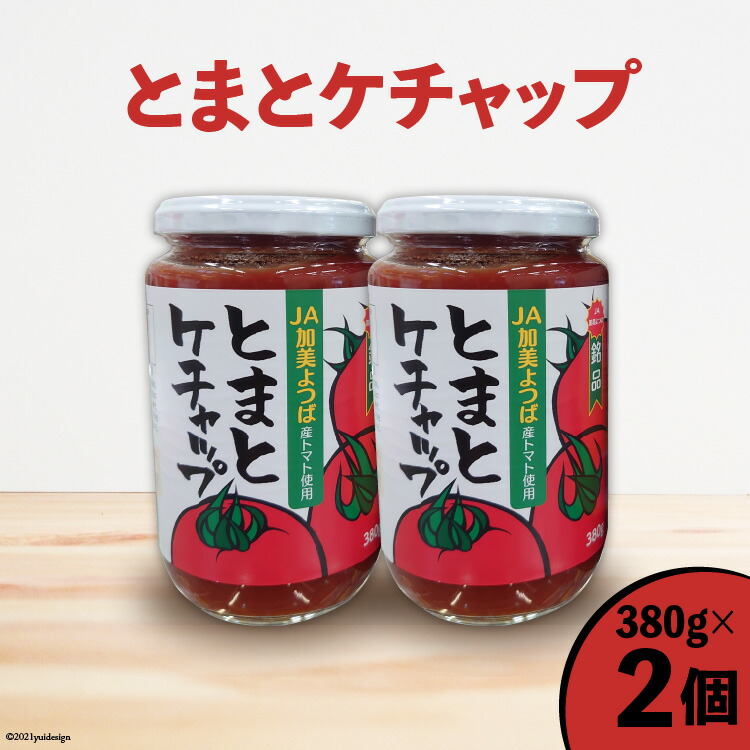 【ふるさと納税】トマト とまと ケチャップ 380g×2個 [JA加美よつば（営農企画課） 宮城県 加美町 yo00008-2 ] 調味料