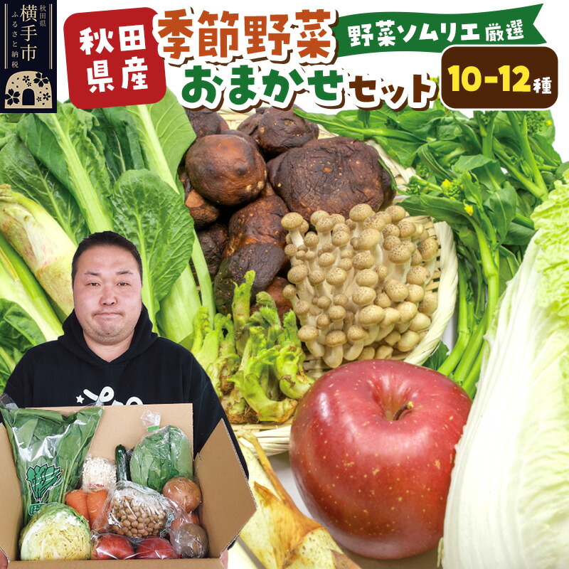 【ふるさと納税】和泉青果六代目が選ぶ 秋田の季節野菜おまかせセット 10～12品目
