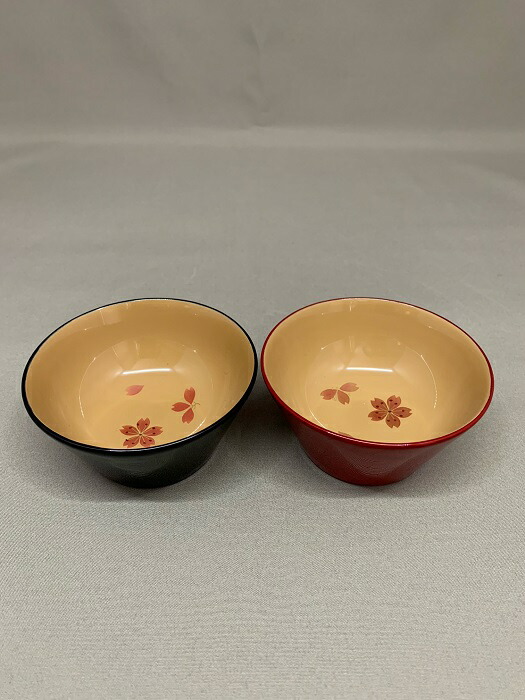 【ふるさと納税】川連漆器 盃 サクラペア（2入）【山忠漆器】[B9-6401]