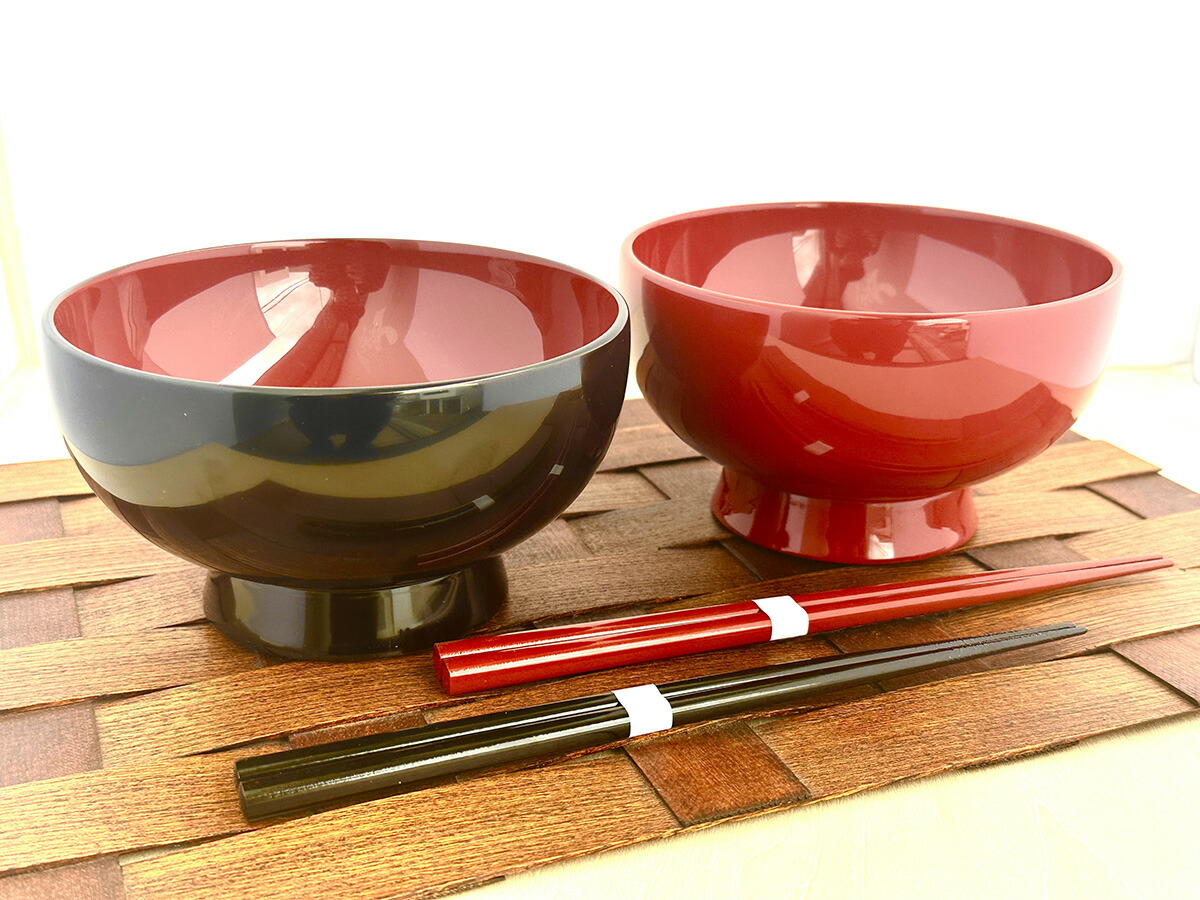 楽天市場】【ふるさと納税】川連漆器 銀朱・銀溜夫婦そば椀【(株)佐藤