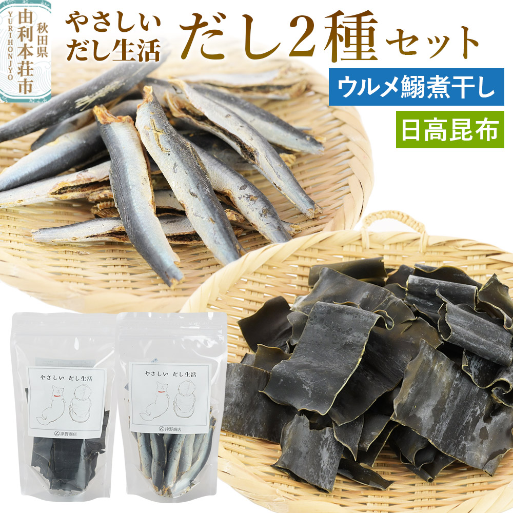【ふるさと納税】津野商店 日高昆布（カット)とウルメ鰯煮干しのセット（日高昆布60g・ウルメ鰯煮干し180g）