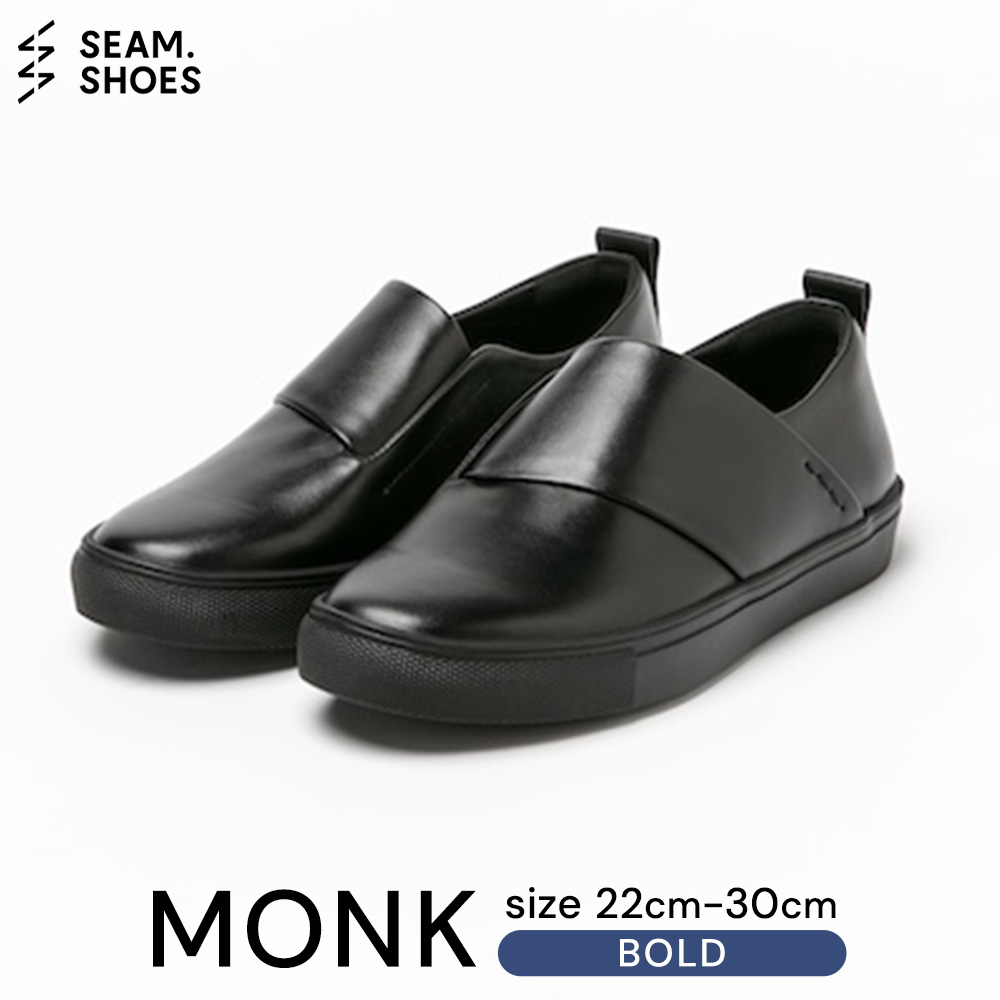 【ふるさと納税】MONK BOLD（SEAM..SHOES）【選べるサイズ 22cm～30cm】 シーム シューズ 靴 秋田県 大仙市