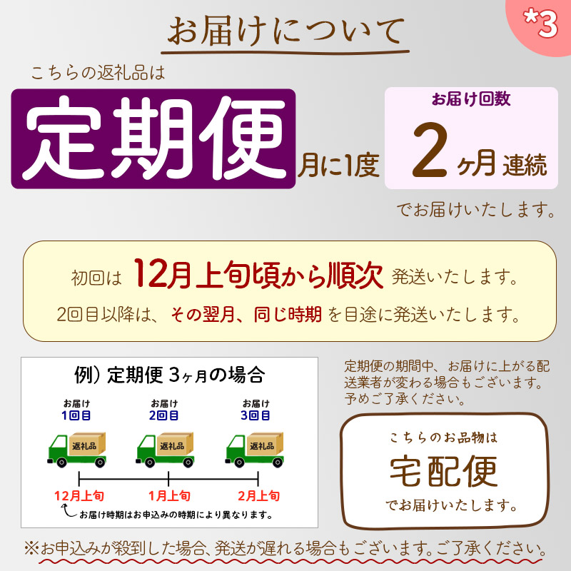 全品送料0円 定期便2ヶ月 秋田県産 サキホコレ 6kg 3kg 2袋 2回 計12kg 新米 令和4年産 6キロ お米 新米予約 先行予約 2か月 2ヵ月 2カ月 2ケ月 Fucoa Cl