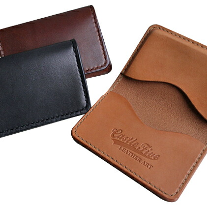【ふるさと納税】レザー名刺ケース（黒・茶・ナチュラル）（120×75×10mm） 雑貨 日用品