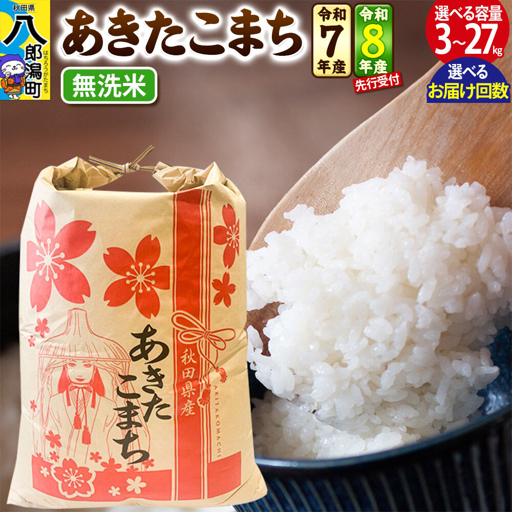 ブランド 秋田 お米 激安先着 ふるさと納税 あきたこまち 無洗米 3kg