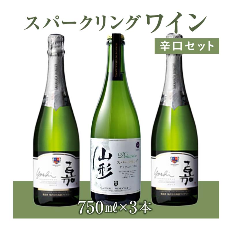 【ふるさと納税】 スパークリング 辛口セット F2Y-4355