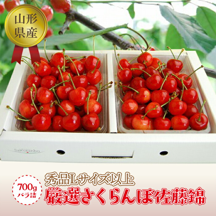 【ふるさと納税】 《2025年度発送》【山形県産】さくらんぼ佐藤錦700gバラ詰（秀品Lサイズ以上） FSY-1290