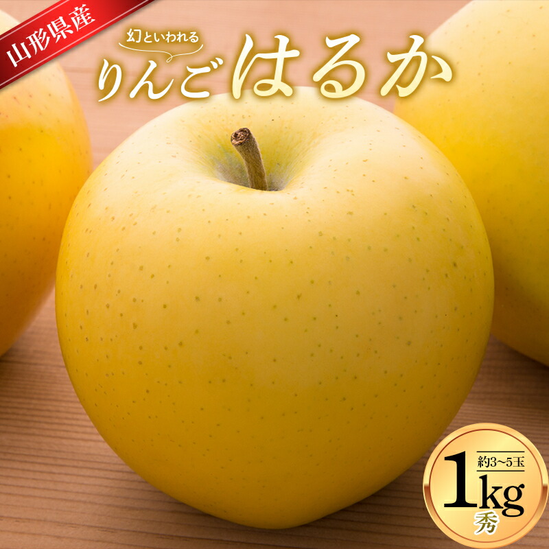 【ふるさと納税】 山形県産 りんご はるか 秀品 1kg FSY-0877