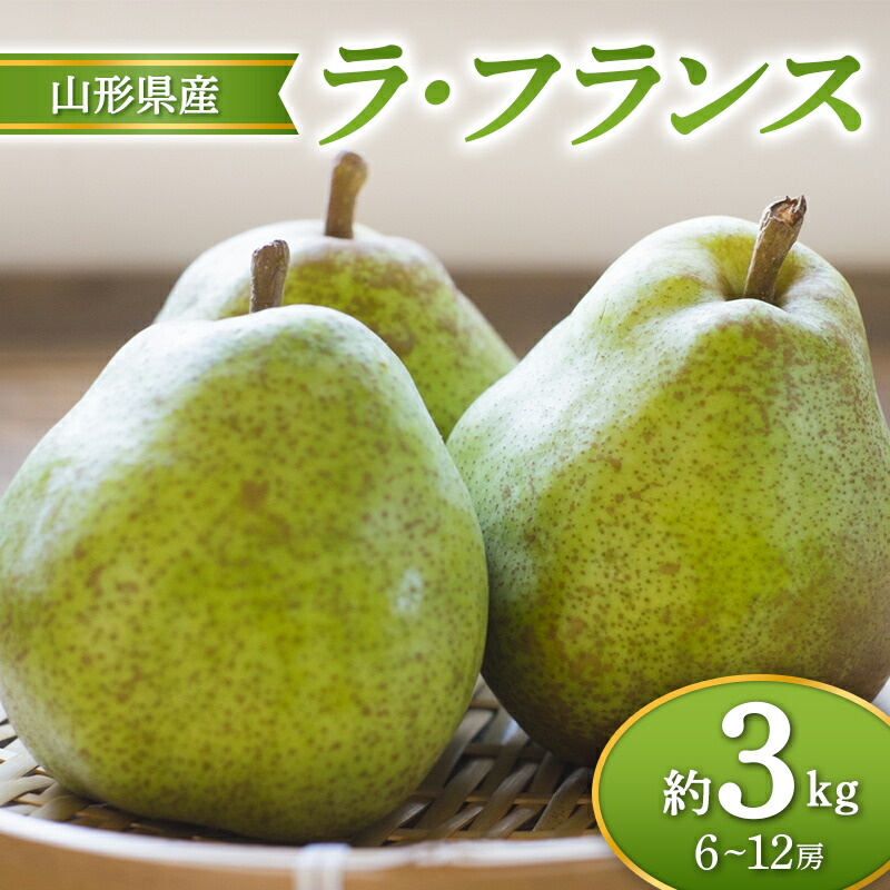 【ふるさと納税】≪2025年先行予約≫ 山形県産 ラ・フランス 約3kg なし ナシ 梨 デザート フルーツ 果物 くだもの 果実 食品 山形県 FSY-0684