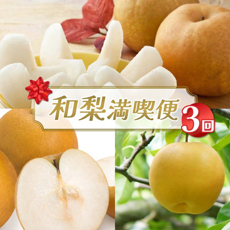 【ふるさと納税】 【2026年先行予約】和梨満喫便（全3回） FSY-2543