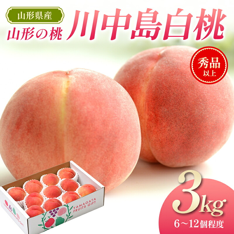 【ふるさと納税】【先行予約（令和8年発送）】 山形県産 山形の桃（白桃）3kg 品種：川中島白桃 FSY-2797｜山形県