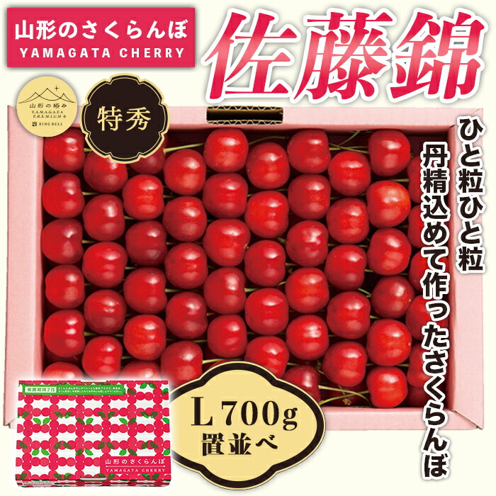 【楽天市場】【ふるさと納税】《先行予約》【山形の極み】さくらんぼ佐藤錦 700g 置並べ F2y 5176：山形県