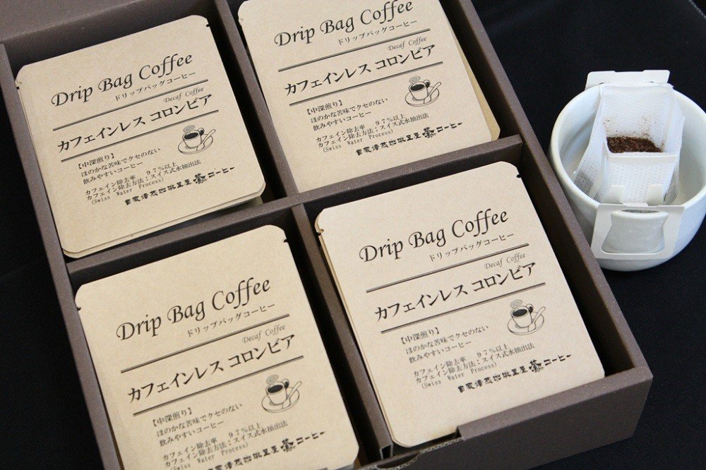 楽天市場 ふるさと納税 ダブル焙煎 ドリップコーヒーカフェインレスギフトセット 10g 24袋 ドリップバッグ ドリップバック カフェインレス ギフト デカフェ 山形県米沢市